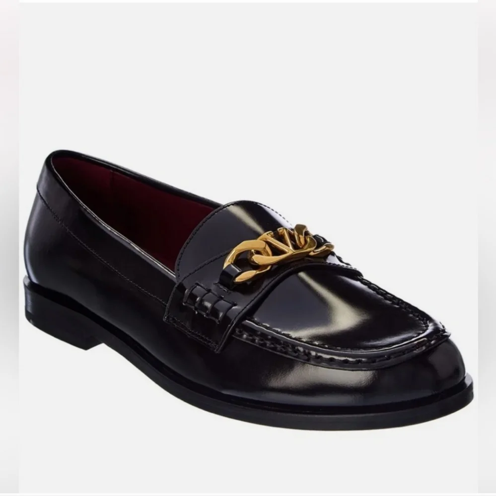 Valentino VLOGO Chain Loafers - Picture 1 of 5